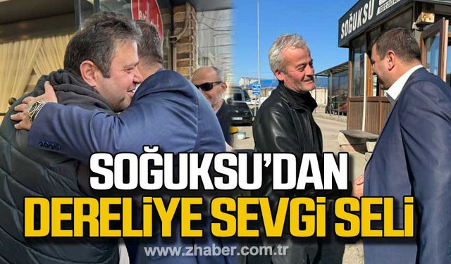 Cem Dereli'ye Soğuksu esnafından sevgi seli!