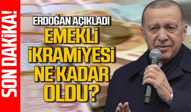 Cumhurbaşkanı Erdoğan "Emekli bayram ikramiyesi 3 bin lira olacak"