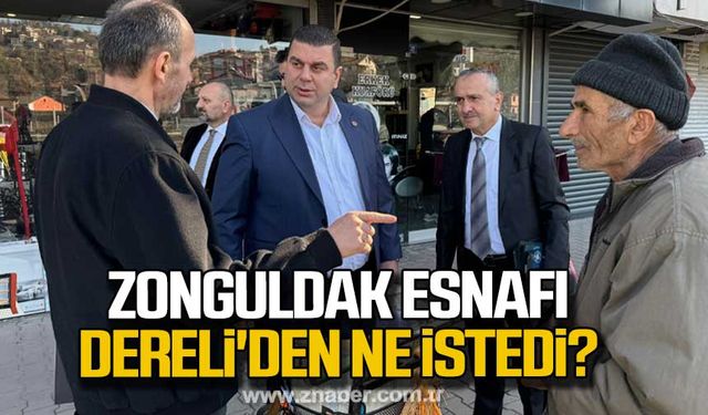 Zonguldak Esnafı Cem Dereli'den ne istedi?