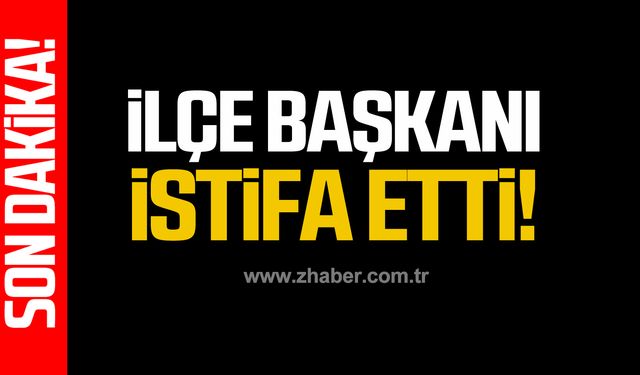 Muharrem Pak ilçe başkanlığından istifa etti!