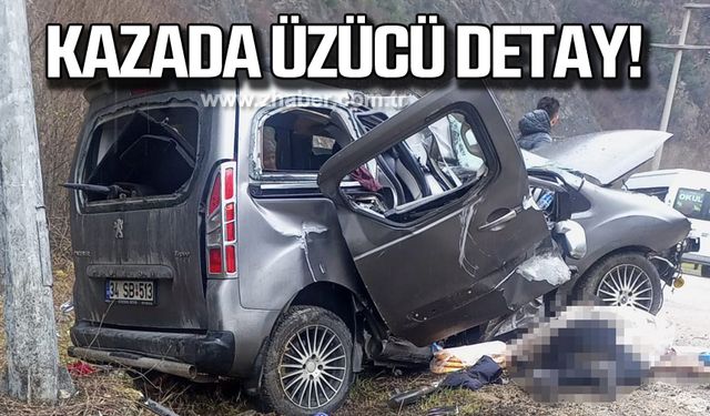 Zonguldak Karabük yolundaki kazada üzücü detay!