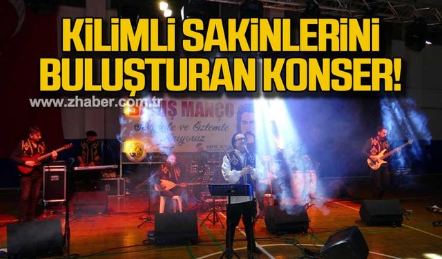 Kilimli'de Barış Manço konserine büyük ilgi!
