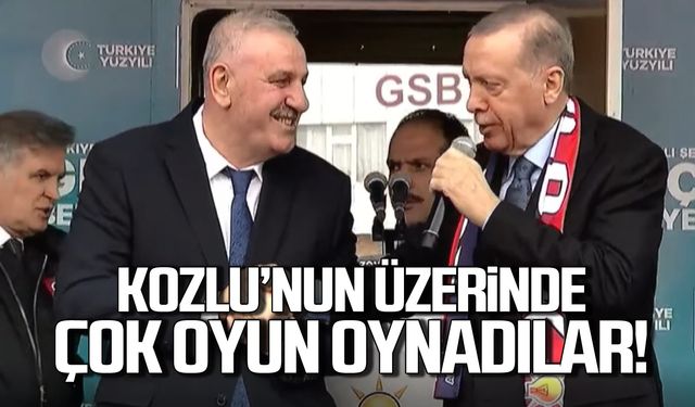 Kozlu’nun üzerinde çok oyun oynadılar!