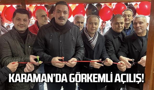 Zonguldak Karaman'da görkemli açılış!