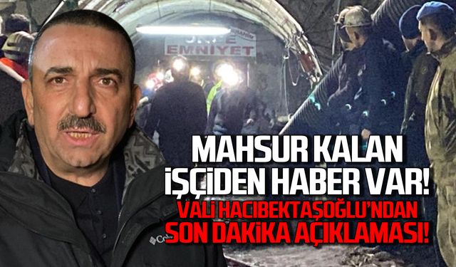 Göçükte mahsur kalan Murat Çetinkaya'dan haber var!
