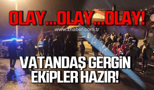 Zonguldak’ta vatandaşları gece yarısı sokağa döken olay!