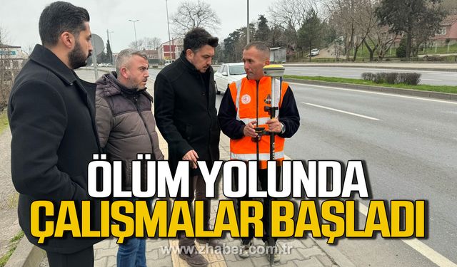 Milletvekili Bozkurt'un incelemesinin ardından ölüm yolunda çalışmalar başladı