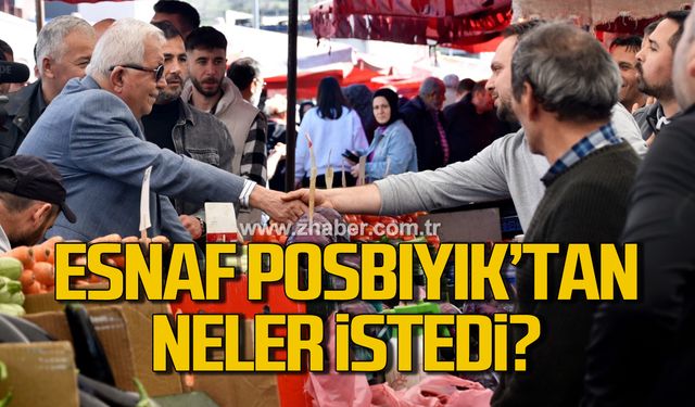 Posbıyık pazaryerinde! Esnaf ne istedi?