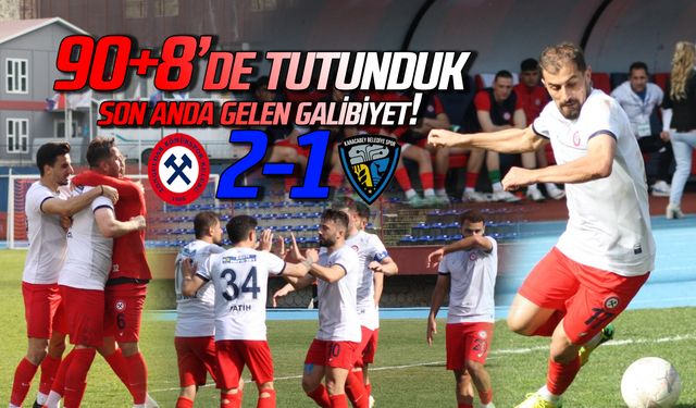 Zonguldak Kömürspor 90+8'de gelen golle lige tutundu!