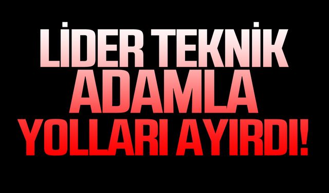 Teknik Direktör Akif Yangın ile yollar ayrıldı!