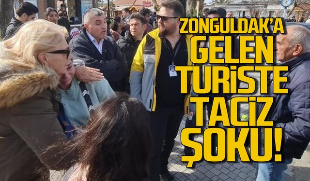 Zonguldak'a gelen turiste taciz şoku!