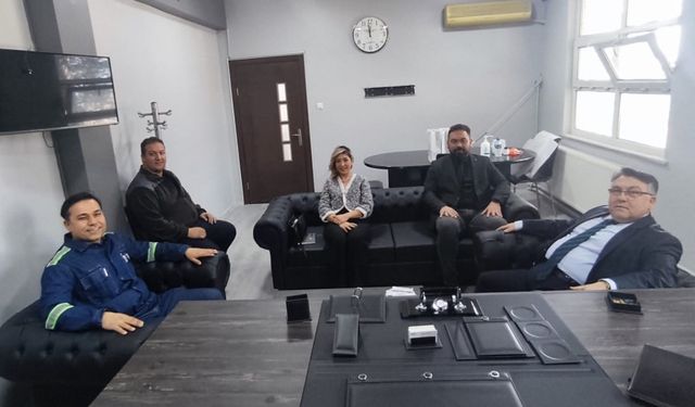 Rektör Özölçer’den Erdemir Mühendisler Derneği Başkanı Pehlivan’a Ziyaret