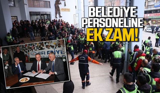 Zonguldak Belediyesi personeline ek zam!