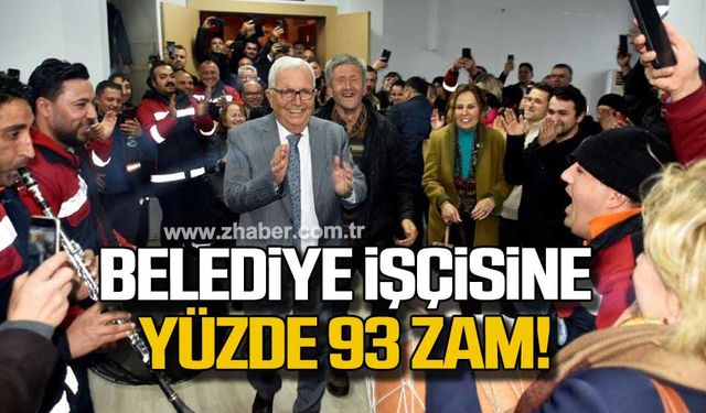 Halil Posbıyık'tan belediye işçisine yüzde 93 zam!