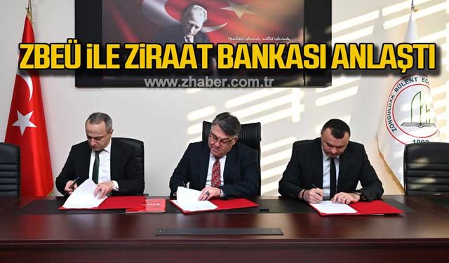  ZBEÜ ile Ziraat Bankası arasında genel bankacılık protokolü imzalandı