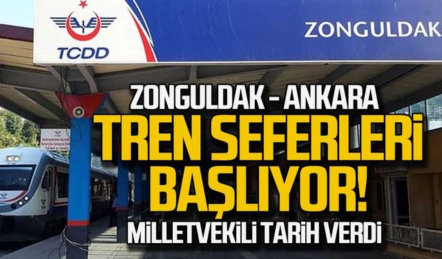 Zonguldak-Ankara turistik tren seferleri 12 Nisan'da başlıyor!