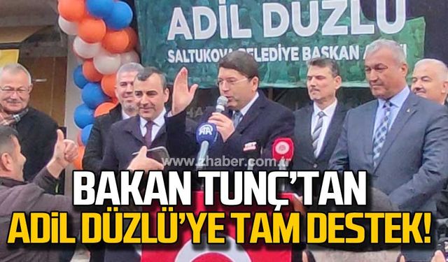 Adalet Bakanı Yılmaz Tunç'dan Adil Düzlü'ye tam destek!