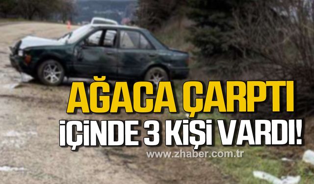 Karabük'te kaza! 3 kişi yaralandı!