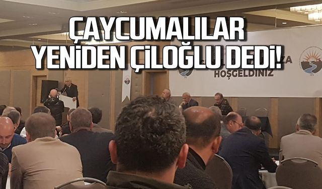 Çaycumalılar 'yeniden Savaş Çiloğlu' dedi!