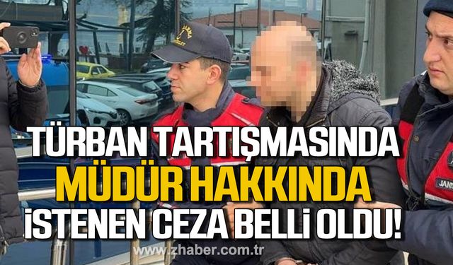 Zonguldak'ta türban tartışmasında müdür hakkında 1 yıl hapis talebi!