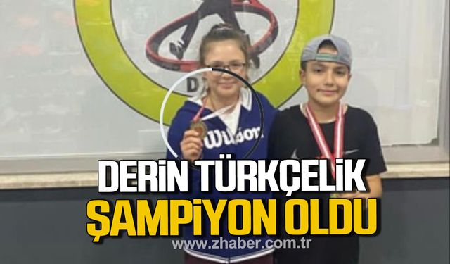 Derin Türkçelik şampiyon oldu!