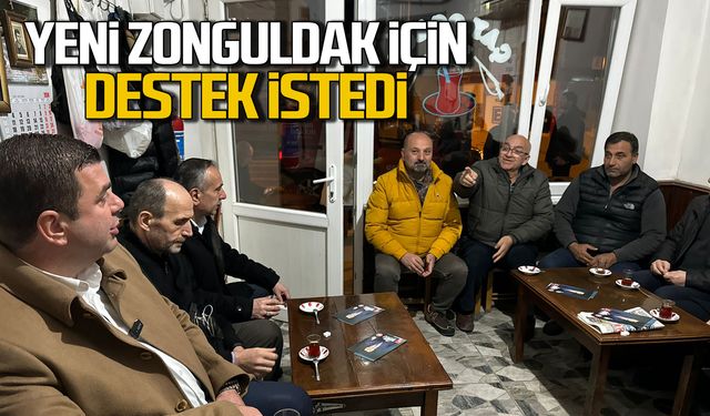Cem Dereli yeni Zonguldak için destek istedi