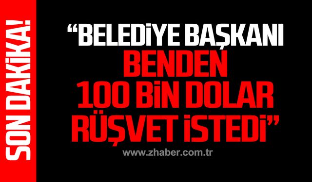 İş insanı Serkan Aycı Belediye Başkanı Oktay Albuz'un 100 bin dolar rüşvet istediğini açıkladı!