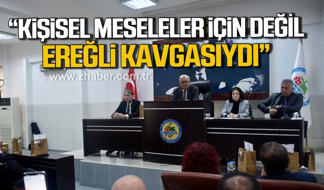 Posbıyık; "Kişisel meseleler için kavga etmedik Ereğli kavgasıydı"