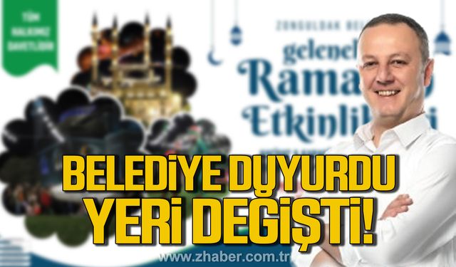 Geleneksel Ramazan Etkinliği yeri değişti