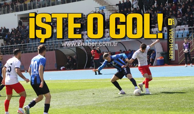 Zonguldak Kömürspor 90. dakikada golü buldu!