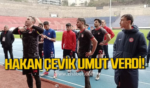 Zonguldak Kömürspor’un tecrübeli takım kaptanı Hakan Çevik umut verdi!