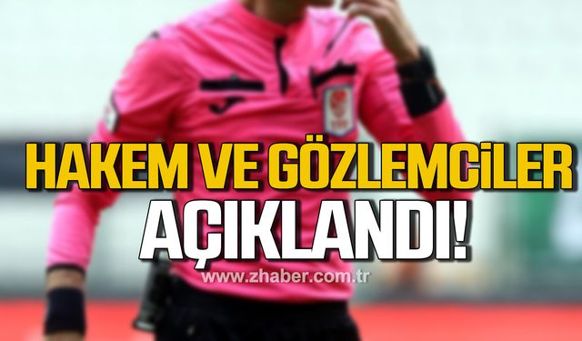 Zonguldak Deplasmanlı Süper Amatör Lig'in hakemleri açıklandı!