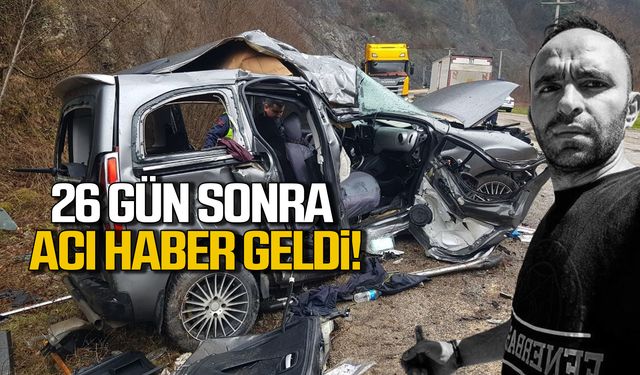 Karabük'te kazada ağır yaralanan İlyaz Kazancı 26 gün sonra hayatını kaybetti!