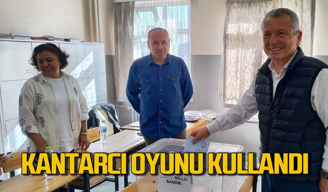 Bülent Kantarcı yerel seçimlerde oyunu kullandı