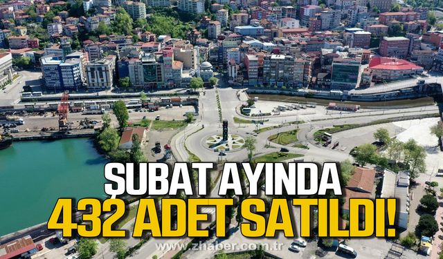 Zonguldak’ta Şubat ayında 432 konut satıldı