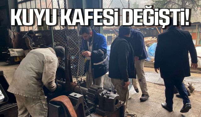 Kozlu’da kuyu kafesi değişti