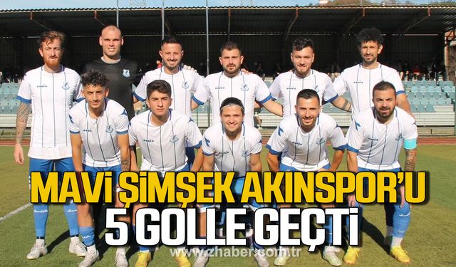 Mavi Şimşekspor evinde ağırladığı Akınspor’u 5-3 mağlup oldu!