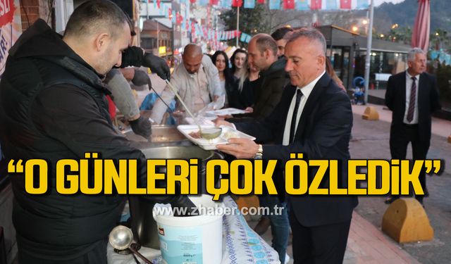 Kdz. Ereğli'de vatandaşlar ilk iftarını Murat Sesli ile birlikte açtı!