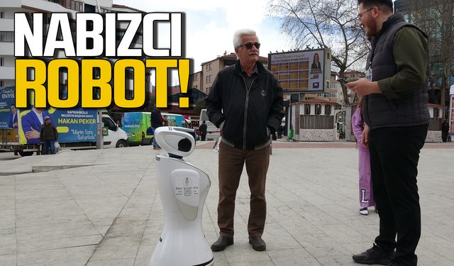 Karabük'te seçmen nabızcısı robot!