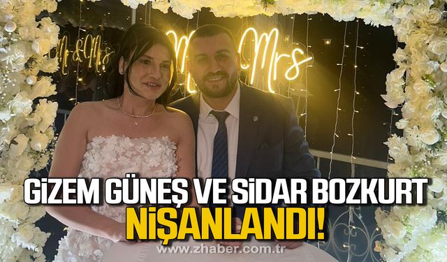 Gizem Güneş ve Sidar Bozkurt nişanlandı!