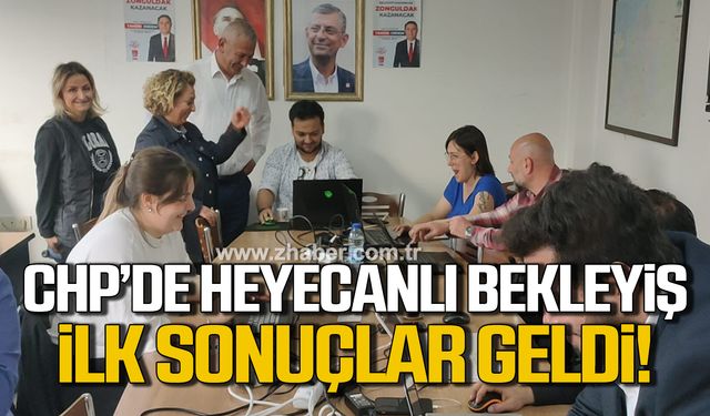 CHP’de heyecanlı bekleyiş… İlk sonuçlar geldi!