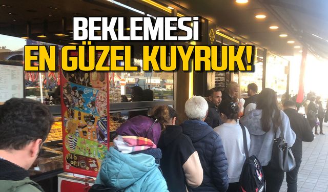 Zonguldak'ta Ramazan ayında pide sırası yoğunluğu!