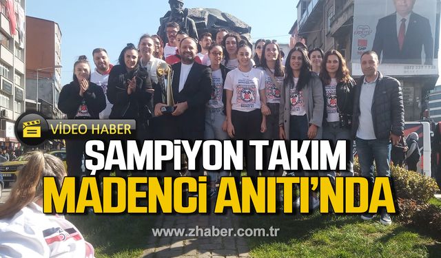 Şampiyon Zonguldakspor Madenci Anıtı’nda!