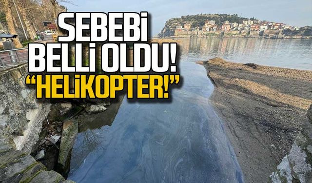 Bartın'daki su kirliliği sebebi belli oldu! “helikopter!”