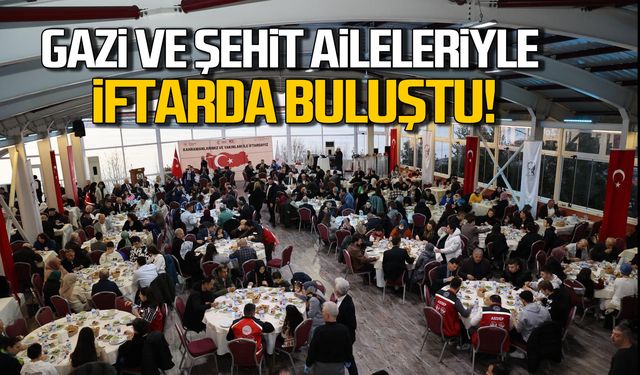 Zonguldak Valisi Osman Hacıbektaşoğlu, gazi ve şehit aileleriyle iftarda buluştu