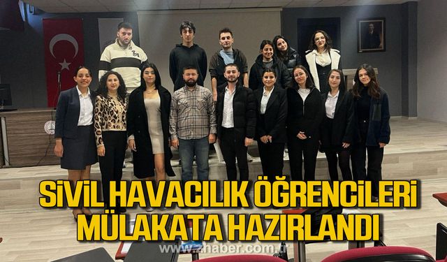 Sivil Havacılık Bölümü öğrencileri İş Kulübü eğitimi aldı