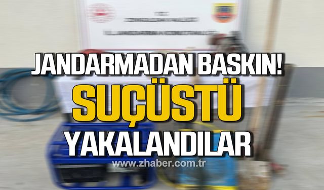 Zonguldak'ta kaçak kazı yapan 2 kişi suçüstü yakalandı!