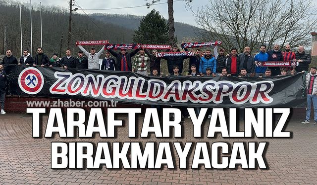 Taraftar Zonguldak Kömürspor'u deplasmanda yalnız bırakmayacak!