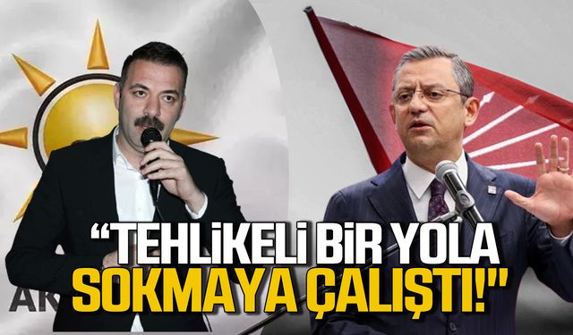 Mustafa Çağlayan'dan Özgür Özel'e kınama!