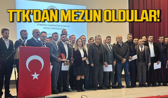 Zonguldak'ta 147 madenci mezun oldu